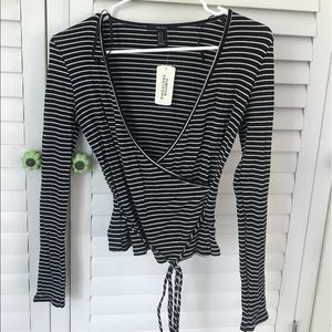 Forever 21 Cross Over Long Sleeve